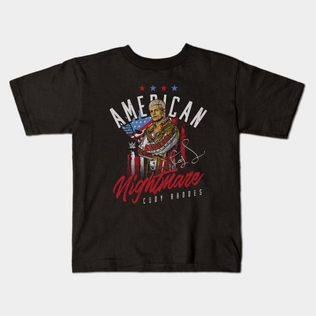 Cody Rhodes Vintage Homage Kids T-Shirt by Holman